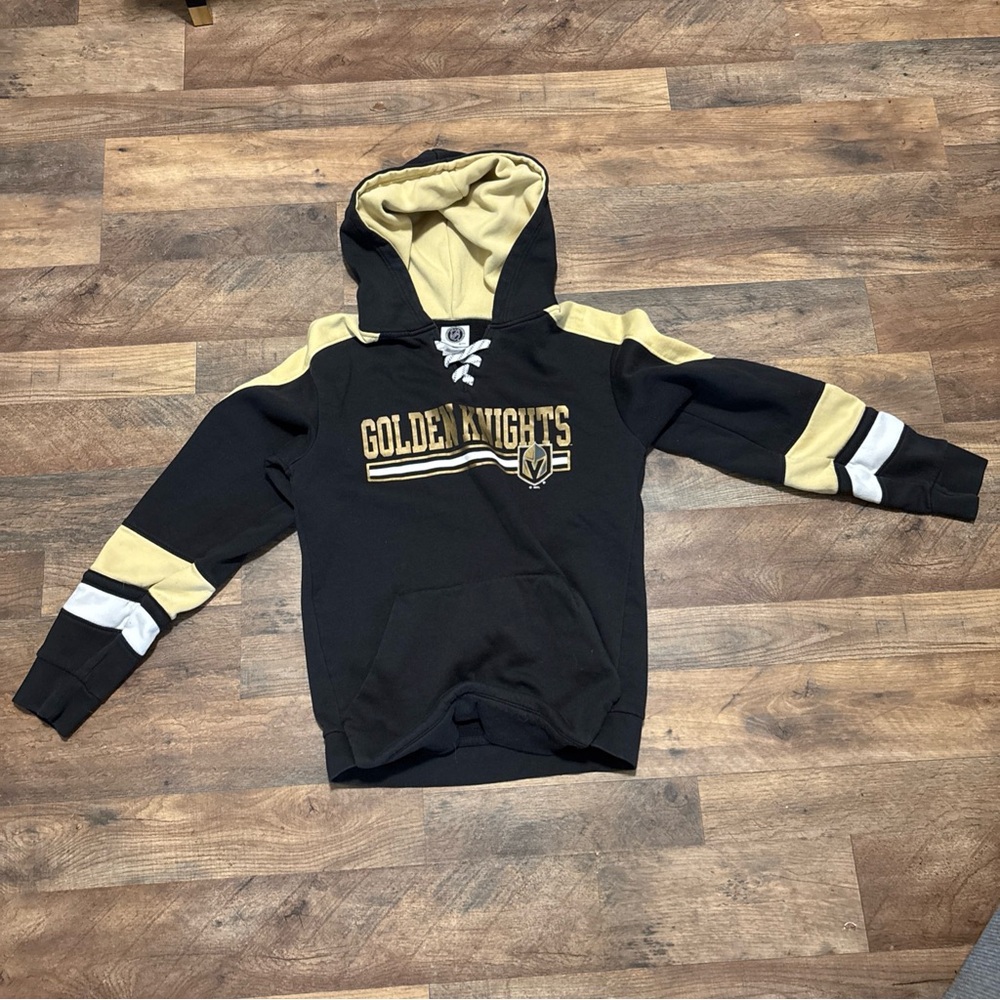 NHL  Las Vegas Golden Knights Men’s Black Pullover Hoodie Size Small